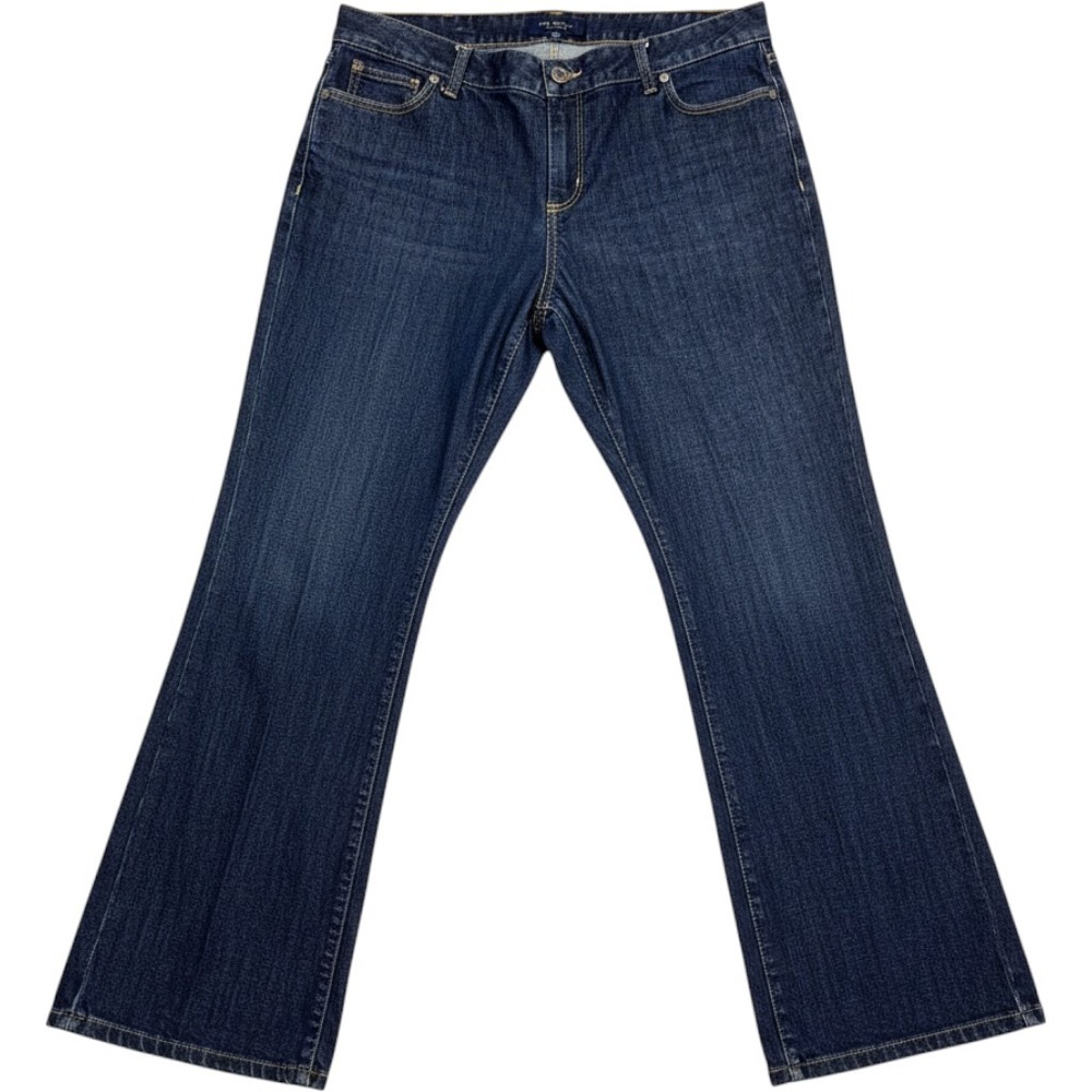 Talbots Jeans Women 16P Dark Wash Curvy Fit Bootcut Denim Classic Casual